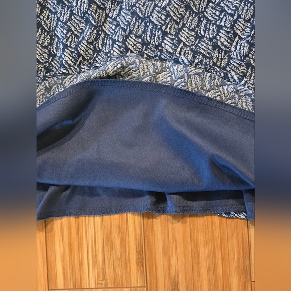 NWOT Rhapsody Blue Patterned Sleeveless Dress - Picture 7 of 10